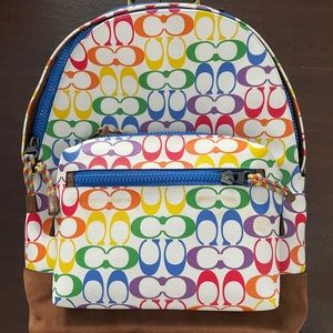 Coach Rainbow Backpack